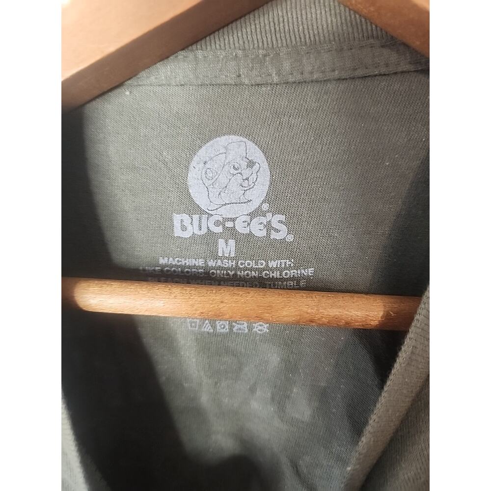 Buc-ees Fall Thankful Blessed Buc-ees Obsessed Thanksgiving T-shirt Green MEDIUM - Picture 4 of 4
